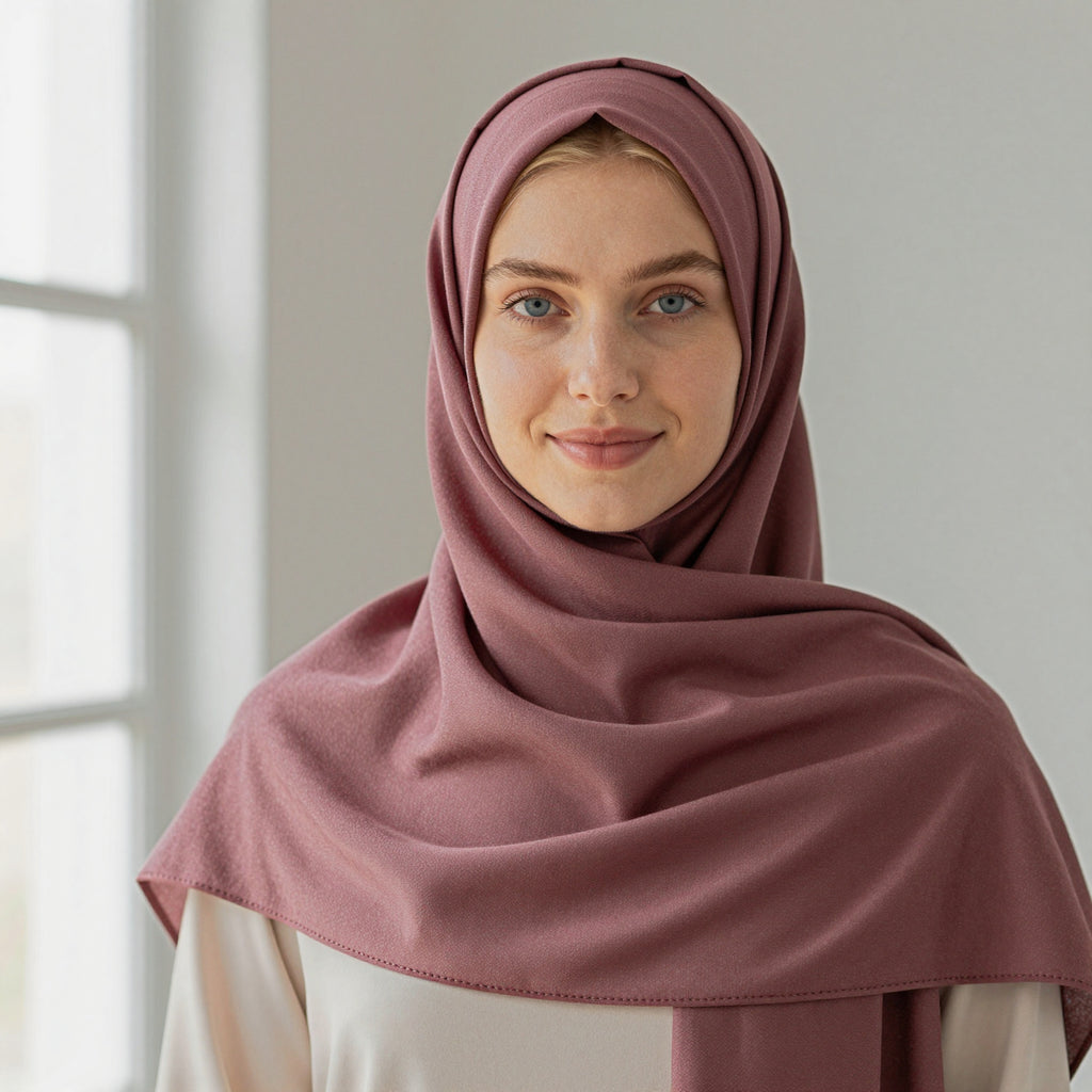 Foulard hijab en bamboo jersey