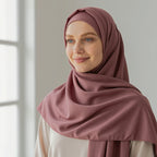 Foulard hijab en bamboo jersey