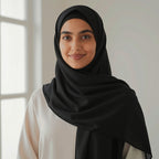 Foulard hijab en bamboo jersey