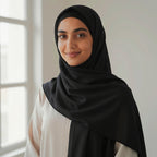Foulard hijab en bamboo jersey