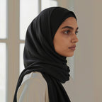 Foulard hijab en bamboo jersey