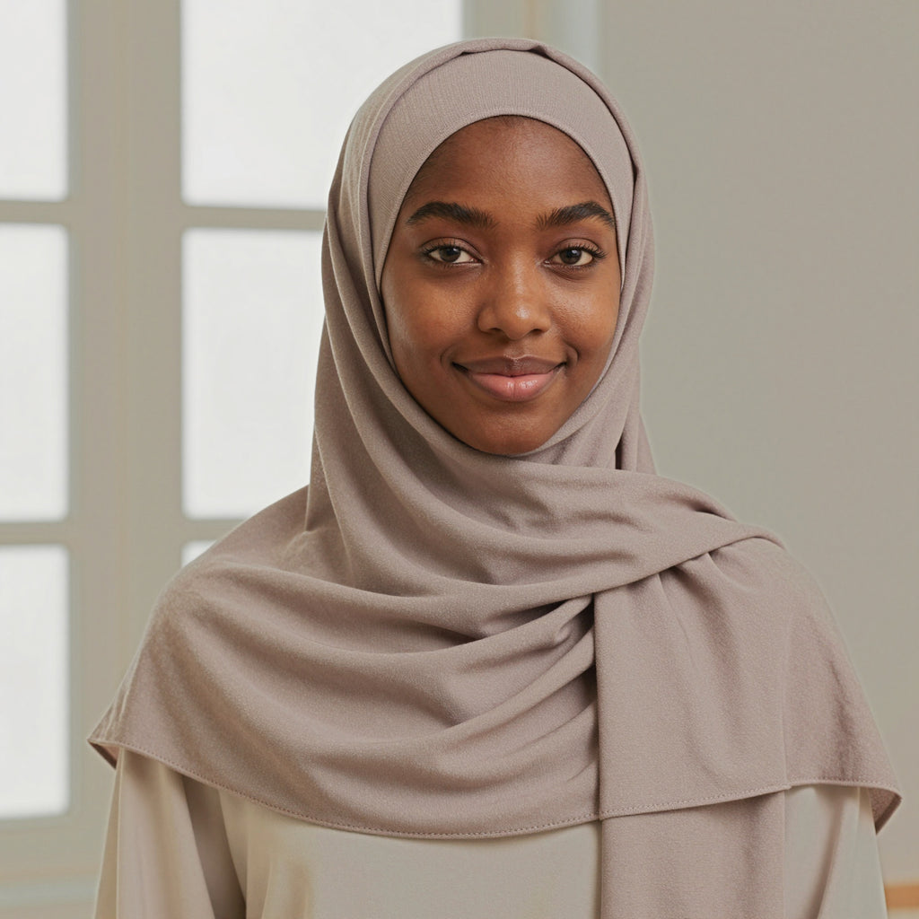 Foulard hijab en bamboo jersey