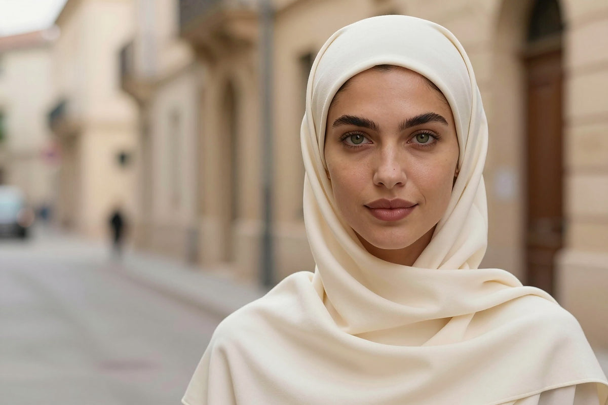 Foulard Belqia en bamboo jersey
