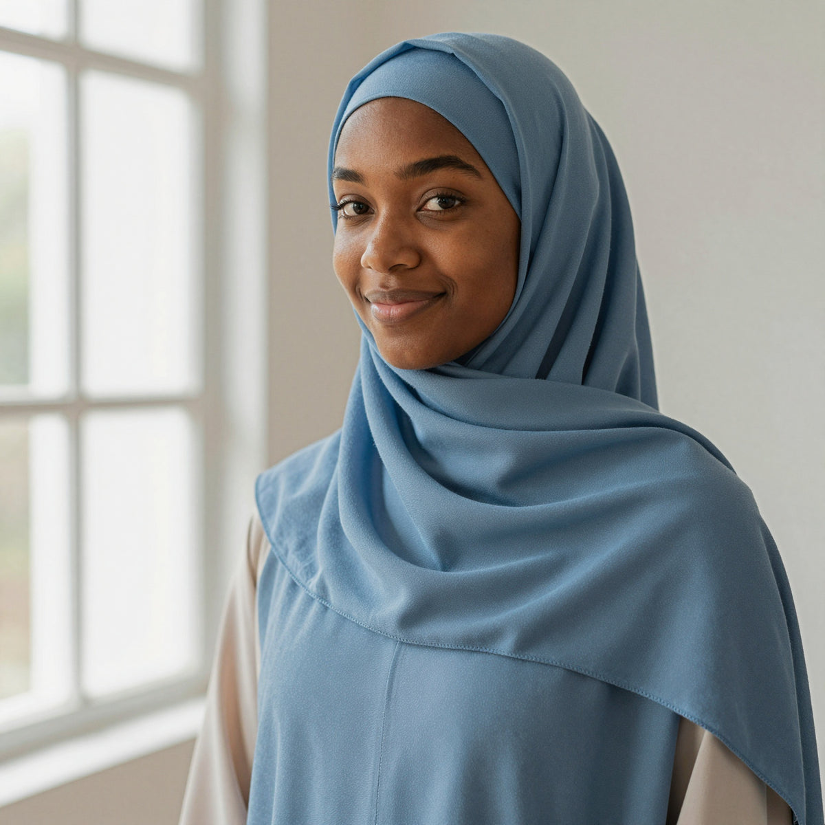 Foulard hijab en liquid jersey