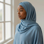 Foulard hijab en liquid jersey