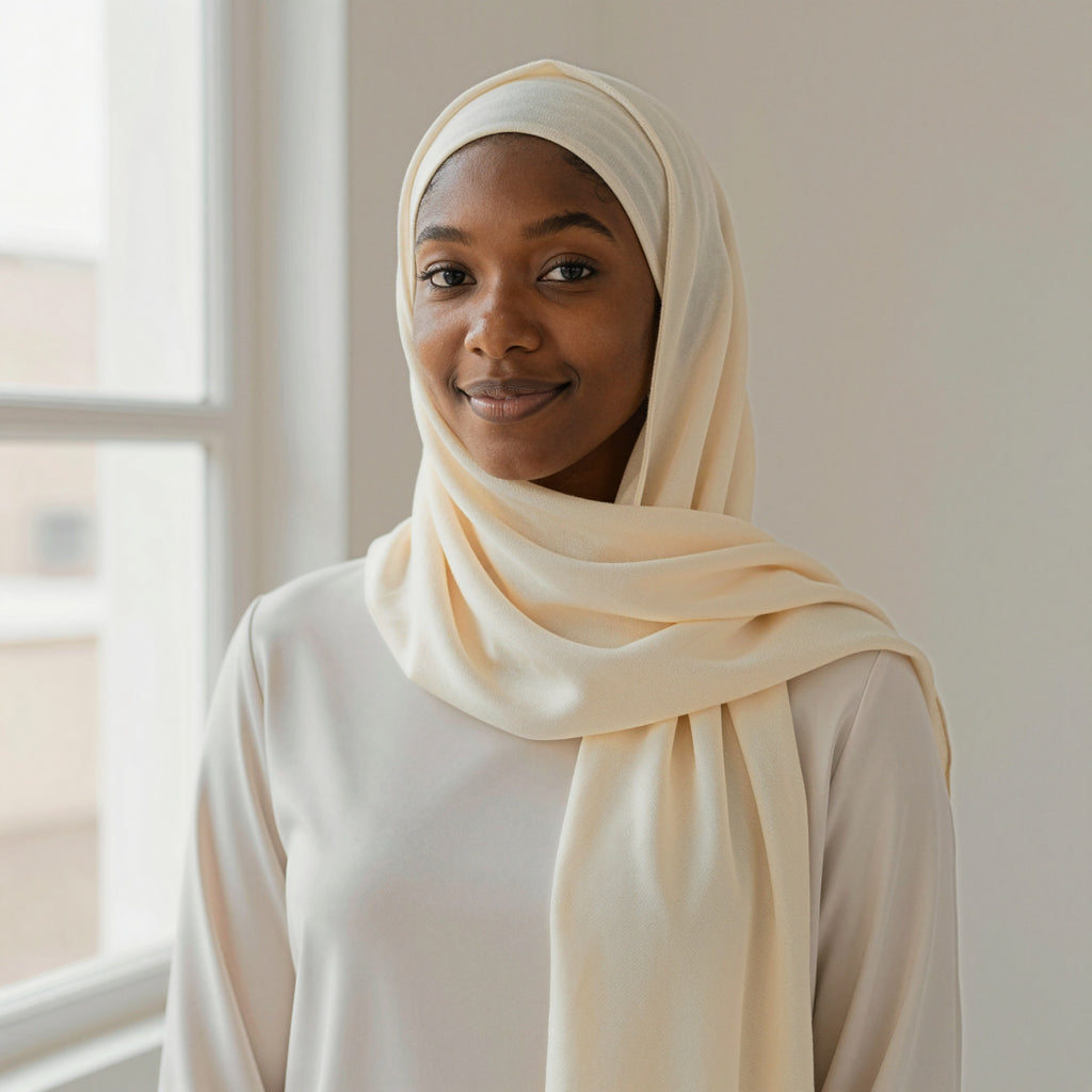 Foulard hijab en liquid jersey