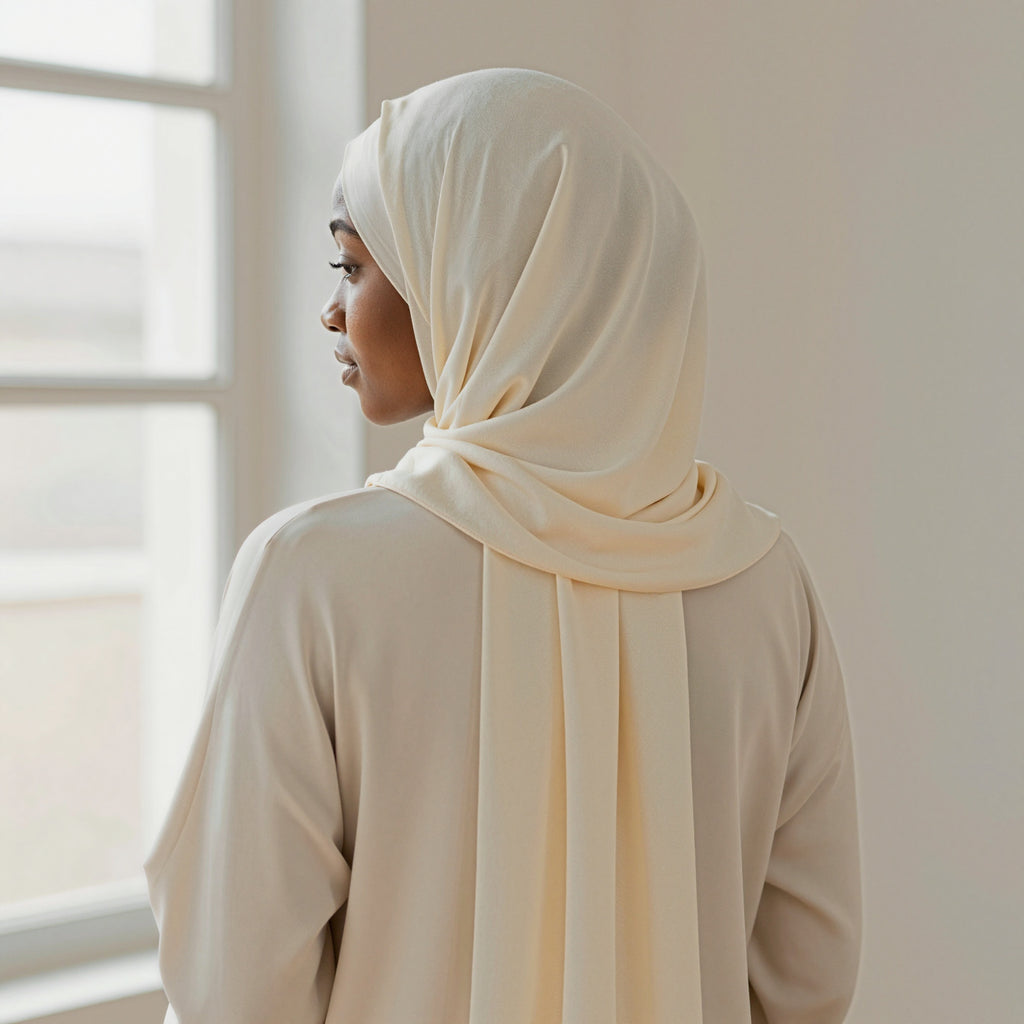 Foulard hijab en liquid jersey