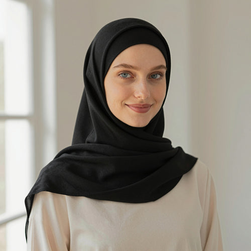 Foulard hijab en liquid jersey