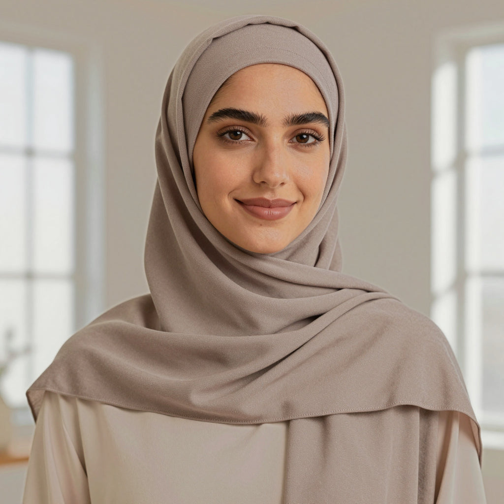 Foulard hijab en liquid jersey
