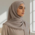 Foulard hijab en liquid jersey