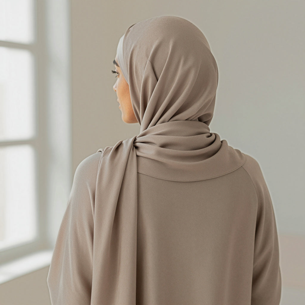 Foulard hijab en liquid jersey