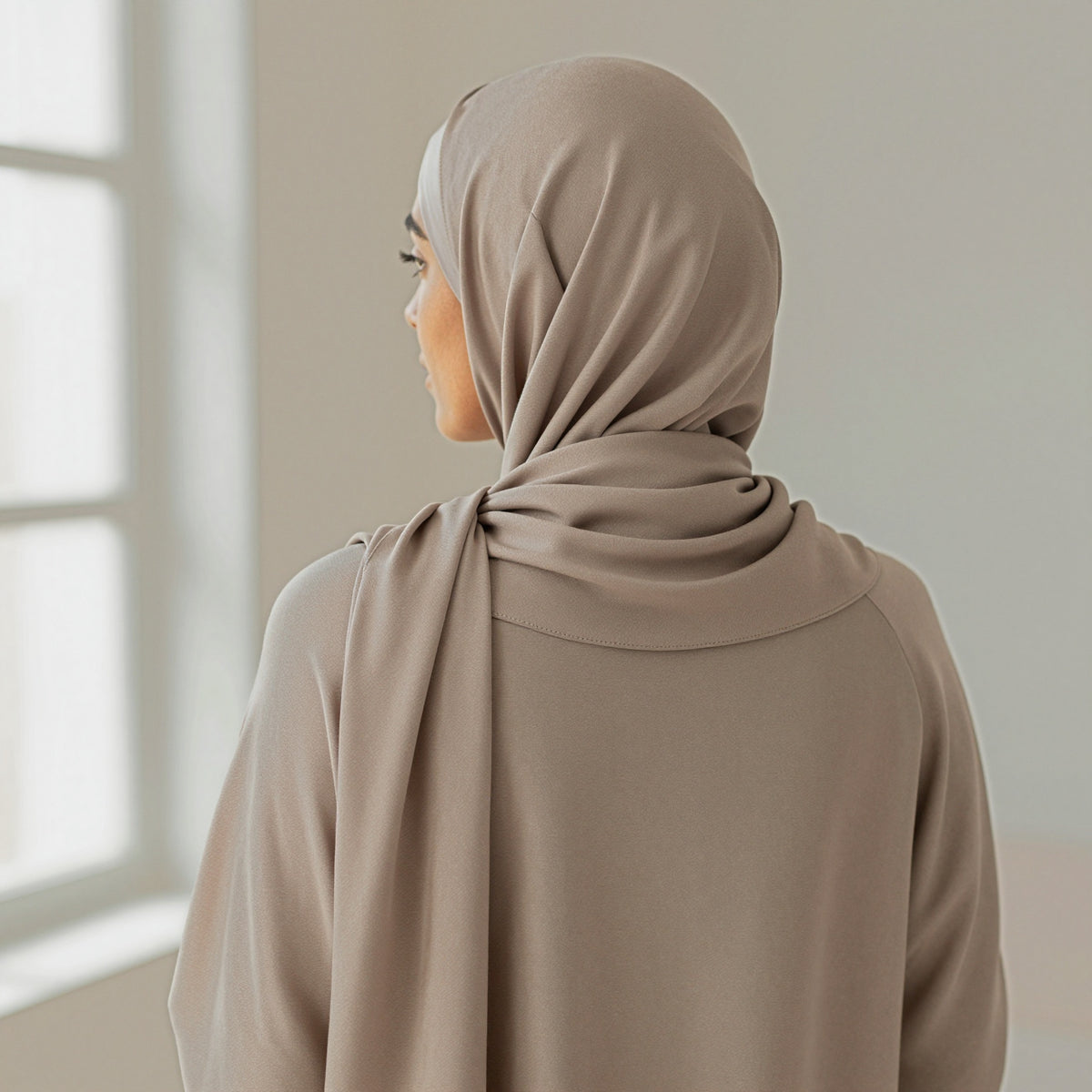 Foulard hijab en liquid jersey